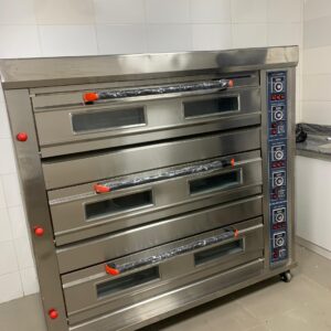 3 deck 9 trays oven