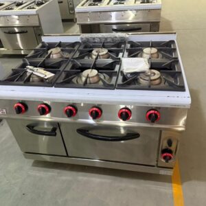 6B Industrial Gas Cooker with Oven