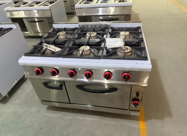 6B Industrial Gas Cooker with Oven